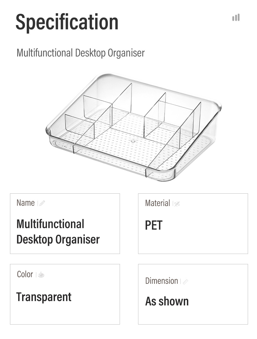 Multifunctional Desktop Organiser-9